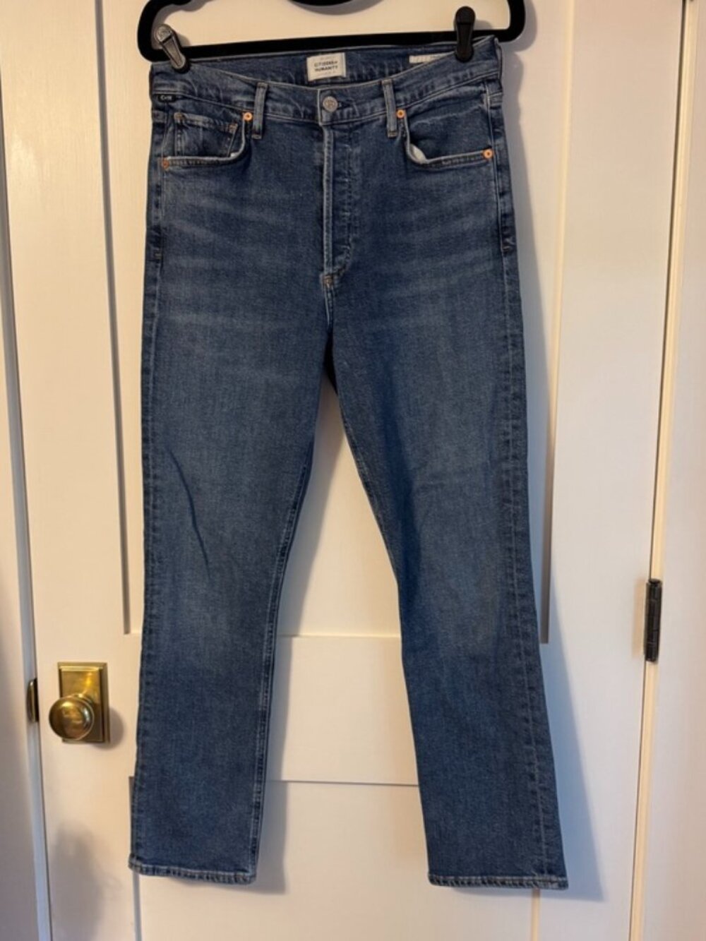 Citizens of Humanity Women’s Charlotte High Rise Cropped Straight Jeans Sz 28